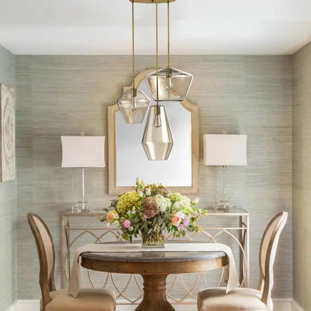 Alt view image 2 of 6 - Modern Glass Pendant Light Champagne Gold Glass Chandelier Lighting Fixtures Dining Room Adjustable Hanging Cluster Pendant Lamp Nordic 3-Light Heads Pendant Lighting for Kitchen Bedroom