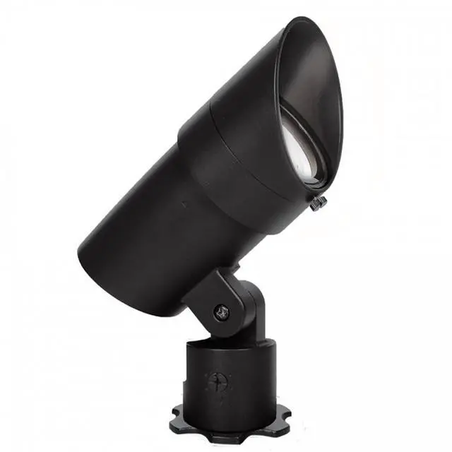 Main image of WAC Landscape Lighting, LED 12V Large Size Accent Light with Adjustable Beam Angle and Integral Brightness Control 740-2300 Lumens 3000K Warm White Built-in LED in Black