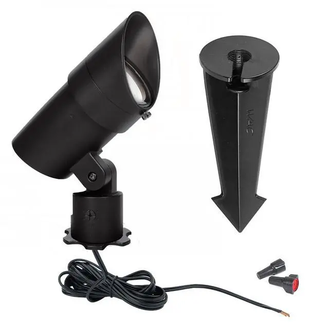 Alt view image 2 of 6 - WAC Landscape Lighting, LED 12V Large Size Accent Light with Adjustable Beam Angle and Integral Brightness Control 740-2300 Lumens 3000K Warm White Built-in LED in Black