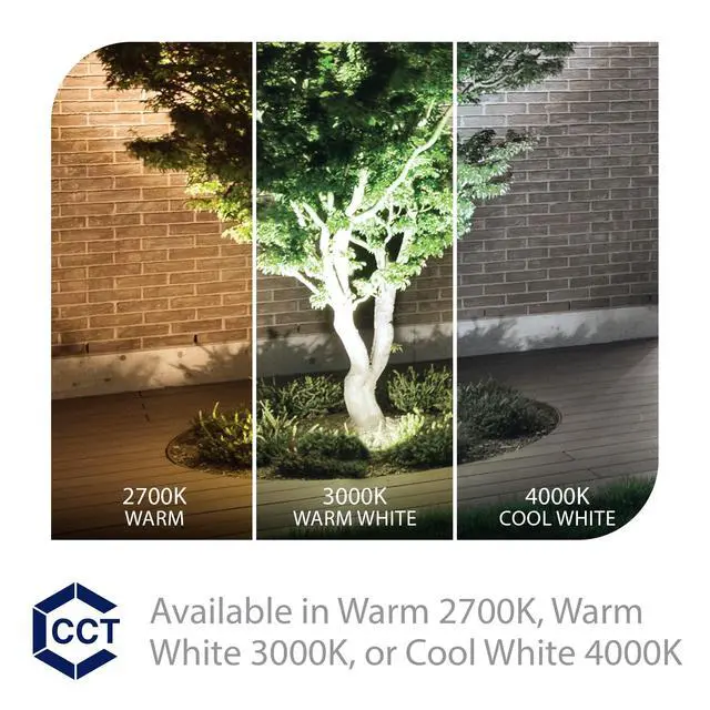 Alt view image 3 of 6 - WAC Landscape Lighting, LED 12V Large Size Accent Light with Adjustable Beam Angle and Integral Brightness Control 740-2300 Lumens 3000K Warm White Built-in LED in Black