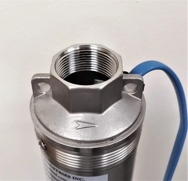 Alt view image 5 of 6 - Hallmark Industries Deep Well Submersible Pump, 2 HP, 230V, 35 Gpm, 400 feet, All Stainless Steel
