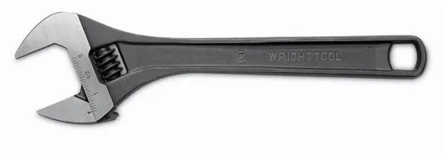 Main image of Adjustable Wrench Max Capacity 2 17/32" Black Industrial 24"