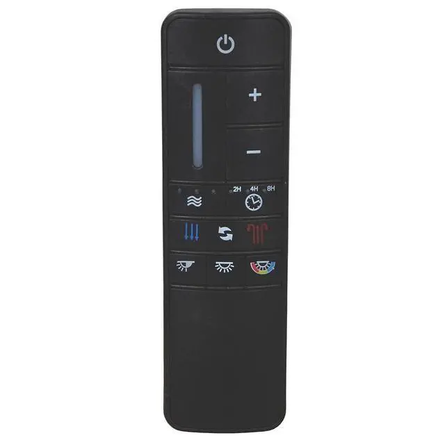 Alt view image 3 of 6 - Celene 62 in. LED Indoor/Outdoor Matte Black Ceiling Fan with Light and Remote Control with Color Changing Technology YG908A-MBK