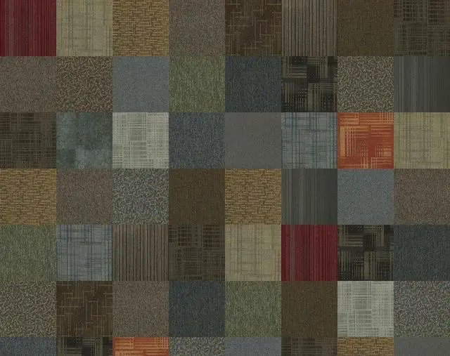 Alt view image 4 of 5 - Assorted Carpet Tile 24"x24" 96sqft 24 Tiles