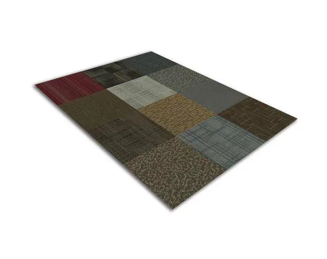 Alt view image 5 of 5 - Assorted Carpet Tile 24"x24" 96sqft 24 Tiles