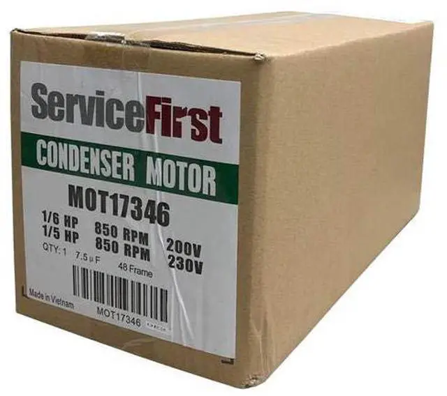 Main image of MOT17346 / MOT-17346 - OEM Motor: 1/5 HP, 200-230/60/1, 850 RPM