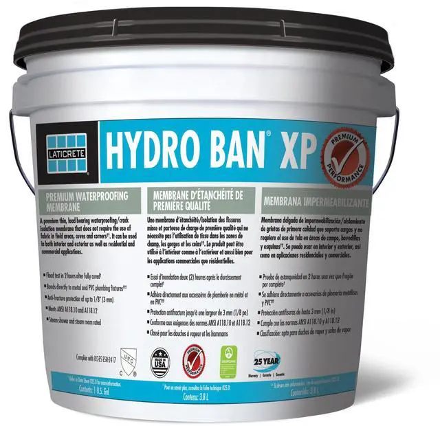 Main image of Hydro Ban XP Waterproof Self-Curing Liquid Anti-Fracture Membrane, 1 Gallon