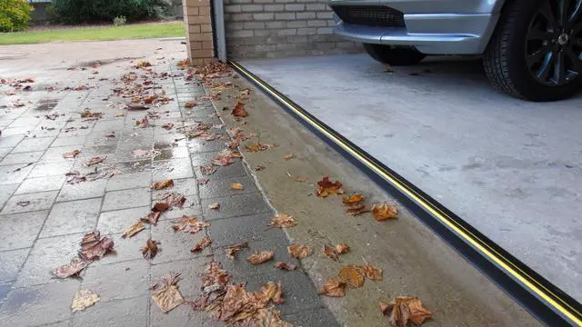 Alt view image 4 of 6 - ¾ High Garage Door Threshold Seal Kit 18'3" Length | Flexible PVC | Complete Kit Includes 2 Adhesives