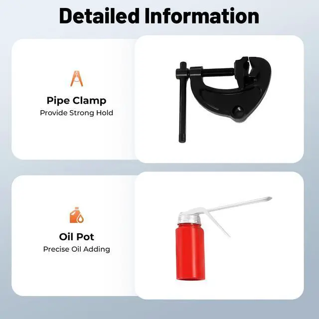 Alt view image 5 of 6 - Electric Pipe Threader, 2300W Pipe Threading Machine Pipe Thread Cutting Tool Pipe Threading Kit with 6 Dies (2'', 1-1/2'', 1-1/4'', 1'', 3/4'', 1/2'') for Plumbing Installation Construction Sites