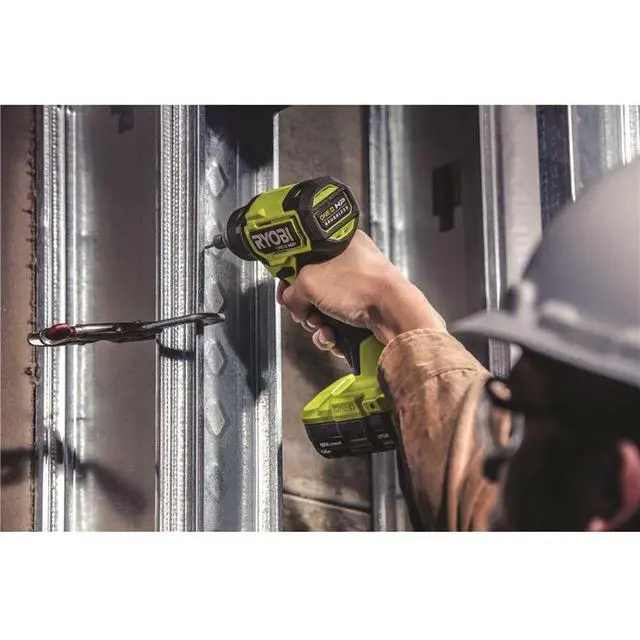 Alt view image 3 of 6 - ONE+ HP 18V Brushless Cordless Compact 1/2 in. Drill and Impact Driver Kit with (2) 1.5 Ah Batteries, Charger and Bag