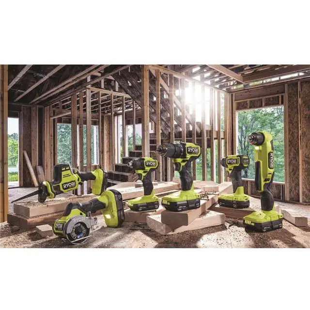 Alt view image 6 of 6 - ONE+ HP 18V Brushless Cordless Compact 1/2 in. Drill and Impact Driver Kit with (2) 1.5 Ah Batteries, Charger and Bag