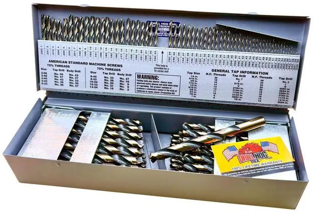 Main image of 115 Pc Drill Bit Set Letter Number Wire Gauge Hi-Molybdenum M7