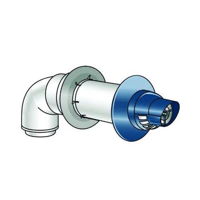 Main image of 223181 11-1/2 Universal Non-Condensing Plastic Horizontal Termination Ki, N/A