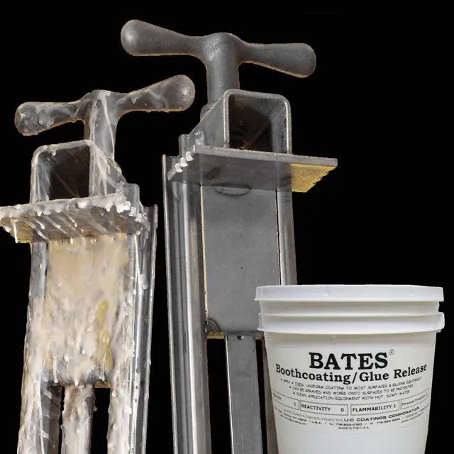 Alt view image 6 of 6 - BATES Glue Release Boothcoating, Water-Based Emulsion, 5 Gallon | Temporary Water-Based Emulsion Coating, For Woodworking Industry, Allows Surfaces to Repel Glue