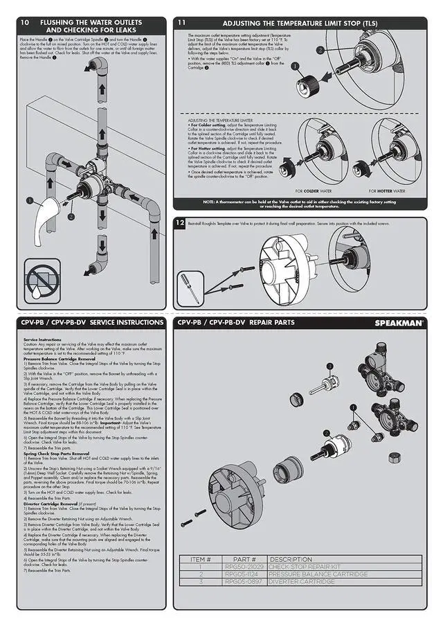 Alt view image 6 of 6 - Sentinel Mark II CPV-PB Pressure Balanced Shower Valve, Rough Brass