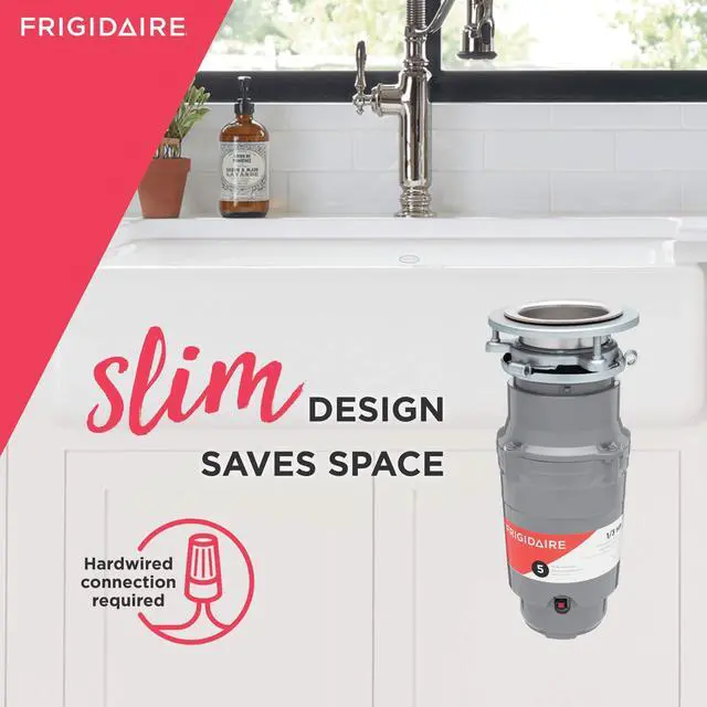 Alt view image 4 of 4 - 1/3 HP Direct Wire Garbage Disposal for Kitchen Sinks | FF03DISPD1