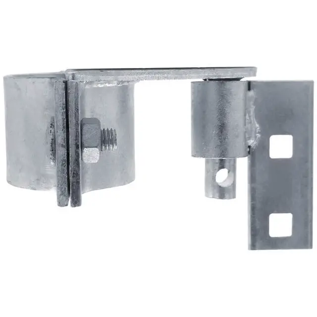 Alt view image 2 of 6 - 6" CHAIN LINK WALL MOUNTED ROLLING GATE HARDWARE KIT: (Chain Link Fence Gate Parts) (6" Rut Runner, 2 Track Wheels, 6 Wall Mounted Track Brackets, 1 Rolo Latch)
