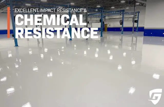Alt view image 5 of 6 - Epoxy Max 100-3 Gallon Kit -100% Solids Epoxy Floor Kit: Epoxy Resin Coating for Garage Floors and Warehouse Floors - Covers up to 150-450 Square Feet