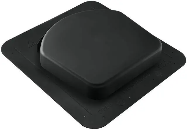 Main image of Lower Roof Intake Vent, 50 sq. in. (Black) Package of 6