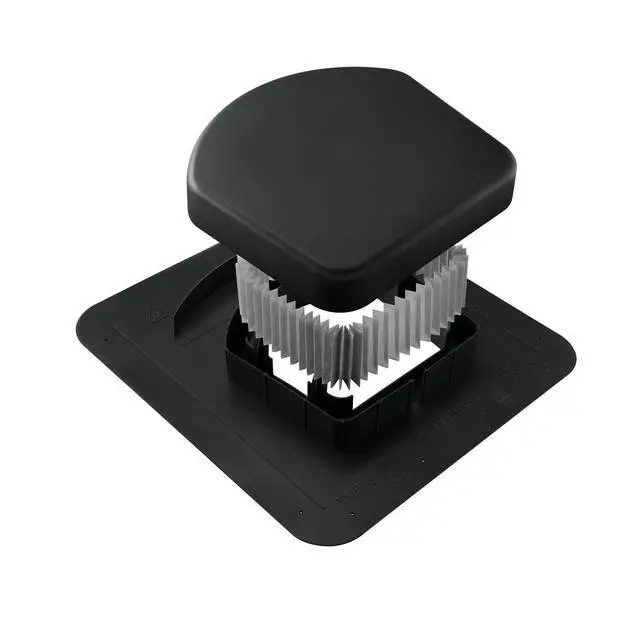 Alt view image 3 of 4 - Lower Roof Intake Vent, 50 sq. in. (Black) Package of 6