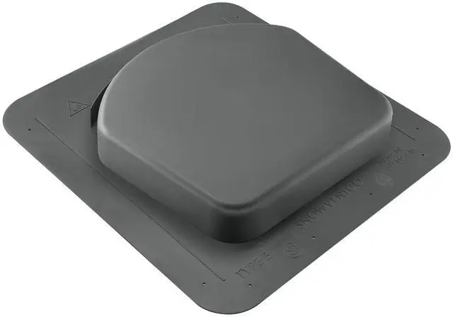 Main image of Lower Roof Intake Vent, 50 sq. in. (Gray) Package of 6