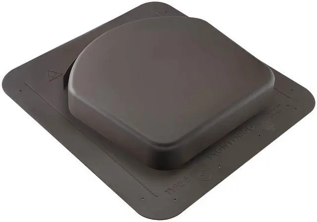 Main image of Lower Roof Intake Vent, 50 sq. in. (Brown) Package of 6