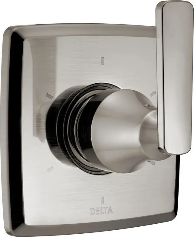 Main image of Faucet Ashlyn 6-Setting 3-Port Diverter Trim Kit, Stainless T11964-SS, 5.00 x 4.50 x 3.00 inches