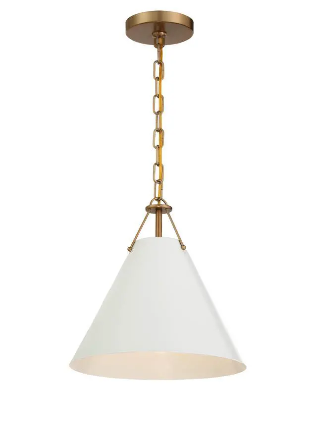 Alt view image 2 of 6 - Xavier 12'' Vibrant Gold Pendant