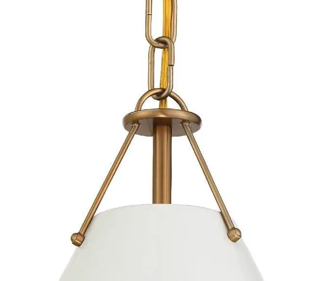 Alt view image 6 of 6 - Xavier 12'' Vibrant Gold Pendant