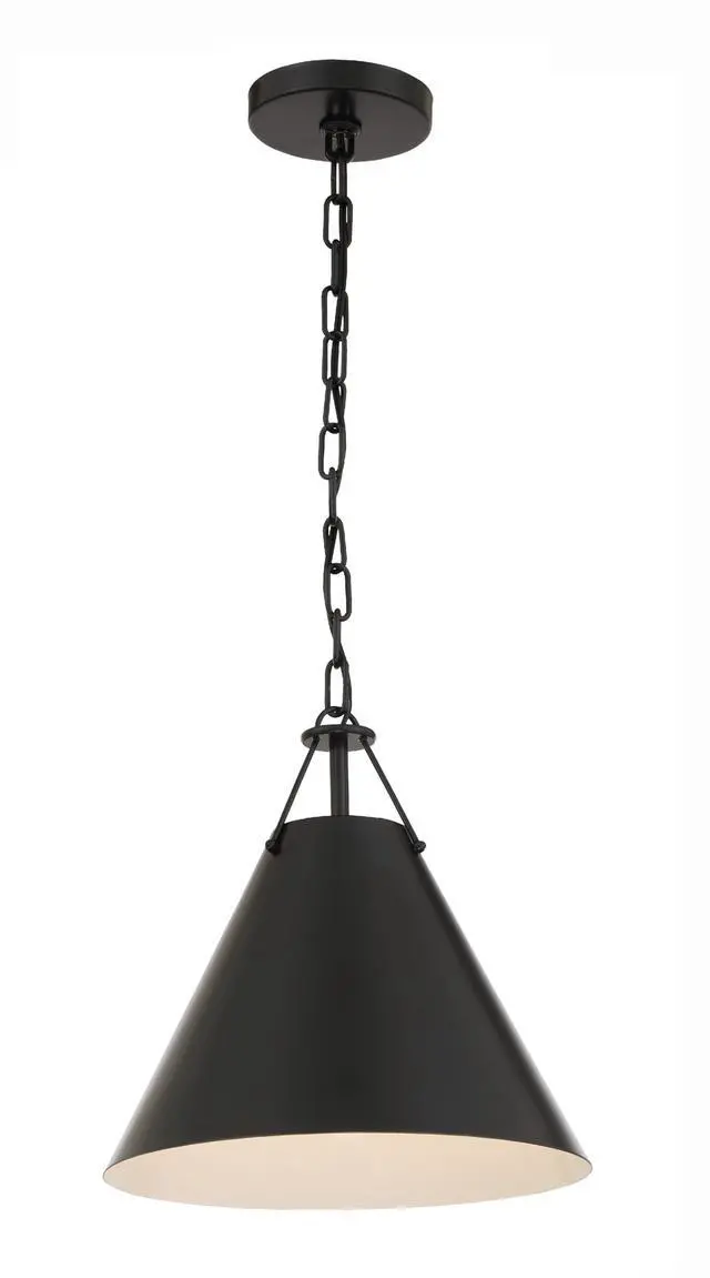 Main image of Xavier 12'' Matte Black Pendant