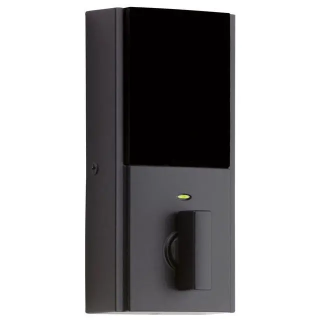 Alt view image 3 of 6 - 914 Contemporary Keypad SmartCode Electronic Deadbolt Smart Lock featuring SmartKey Security and ZigBee 3.0 Technology in Matte Black