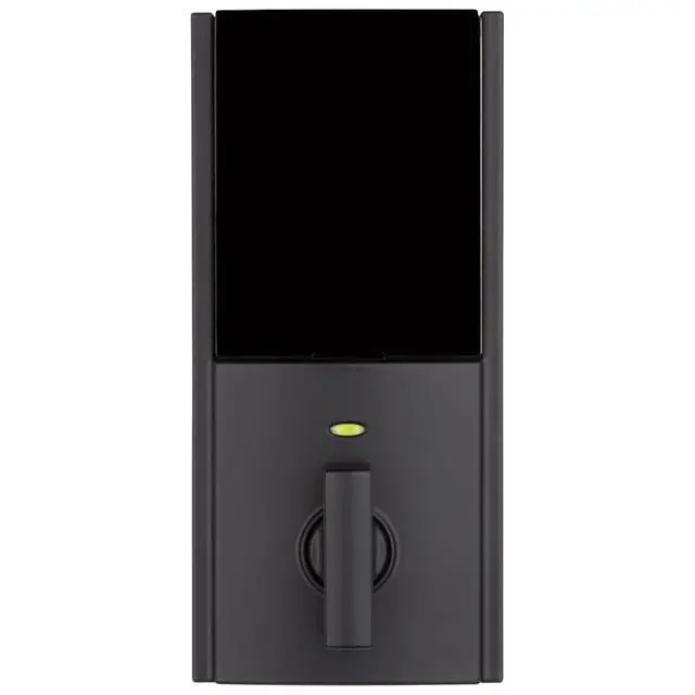 Alt view image 4 of 6 - 914 Contemporary Keypad SmartCode Electronic Deadbolt Smart Lock featuring SmartKey Security and ZigBee 3.0 Technology in Matte Black