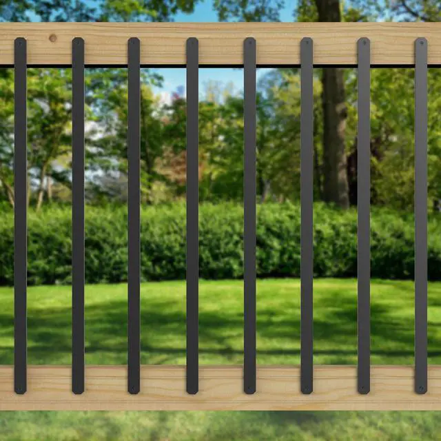 Alt view image 2 of 6 - Deckorators 29-1/2 in. Black Aluminum Traditional Baluster (75-Pack)