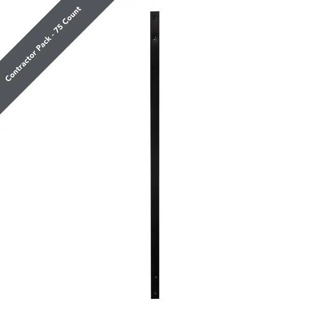 Alt view image 6 of 6 - Deckorators 29-1/2 in. Black Aluminum Traditional Baluster (75-Pack)