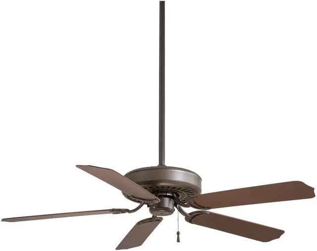 Main image of F571-ORB Sundance 52" 5-Blade Ceiling Fan in Oil Rubbed Bronze Finish with Dark Oak All Weather Blades