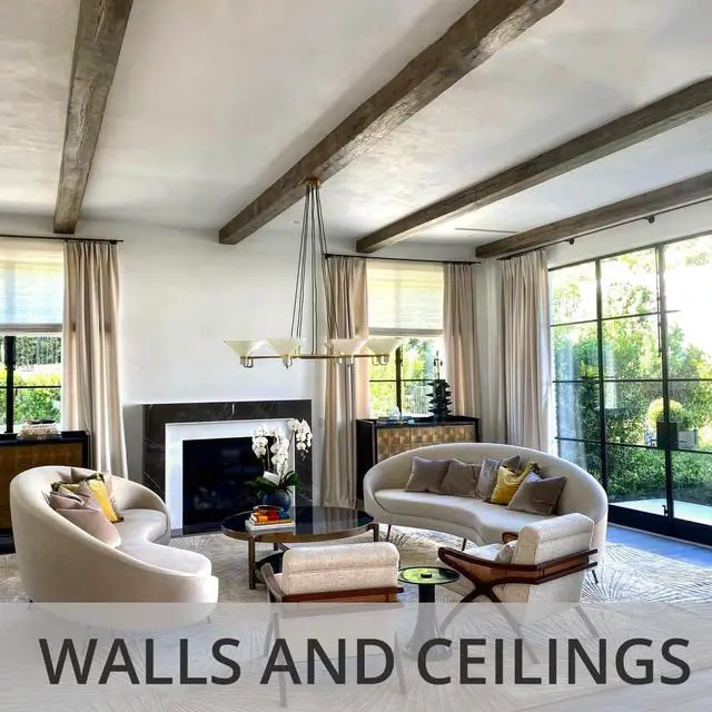 Alt view image 2 of 5 - Lime Plaster & Paint | Marmorino Plaster (Fine Sand Finish) | Made from Natural Lime and Powdered Marble |color: Natural White #1 | size: 5 Gallon Wet Mix