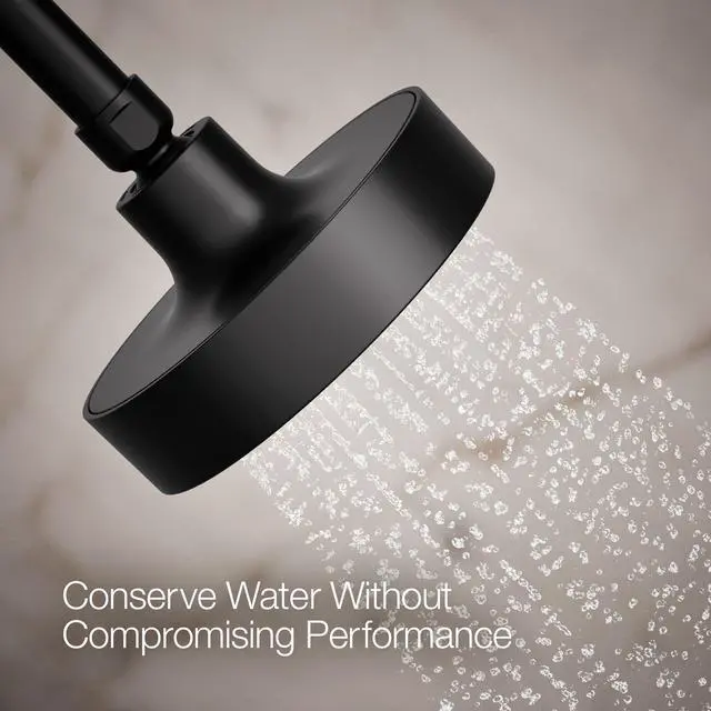 Alt view image 4 of 6 - 965-AK-BL Purist® Single-function showerhead, 2.5 gpm, Matte Black