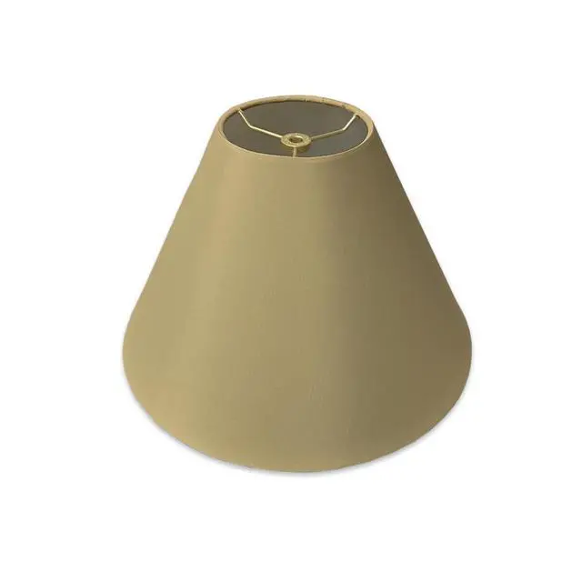 Alt view image 2 of 6 - Coolie Empire Hardback Lamp Shade, HB607-18AGL-2, Antique Gold, 6 x 18 x 11.5, 2 Pack