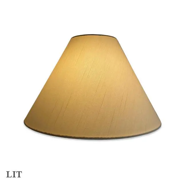 Alt view image 3 of 6 - Coolie Empire Hardback Lamp Shade, HB607-18AGL-2, Antique Gold, 6 x 18 x 11.5, 2 Pack