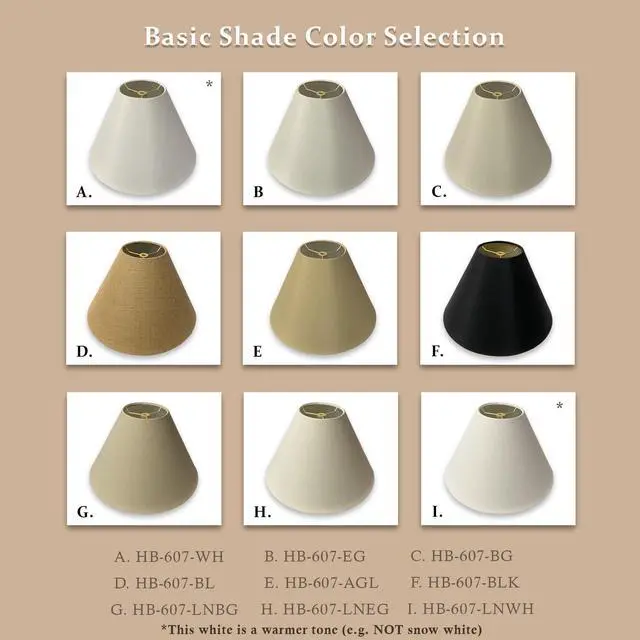 Alt view image 5 of 6 - Coolie Empire Hardback Lamp Shade, HB607-18AGL-2, Antique Gold, 6 x 18 x 11.5, 2 Pack