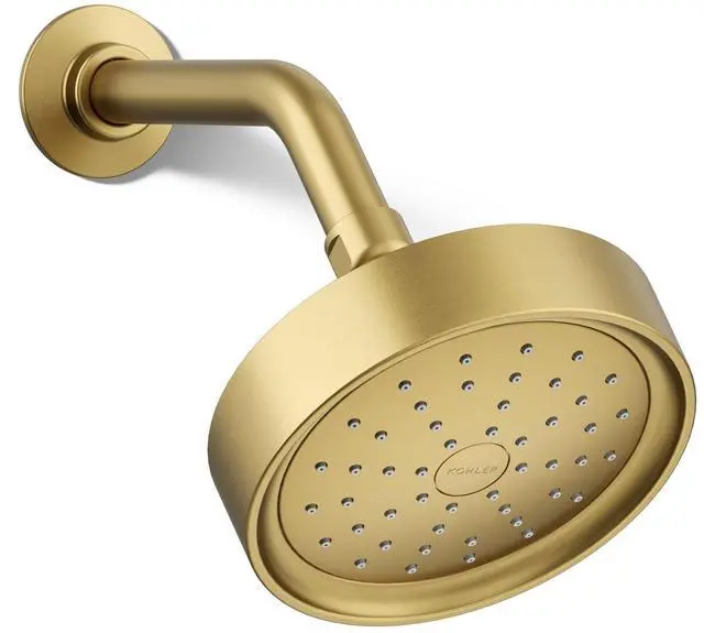 Main image of 965-AK-2MB Purist® Single-function showerhead, 2.5 gpm, Vibrant Brushed Moderne Brass