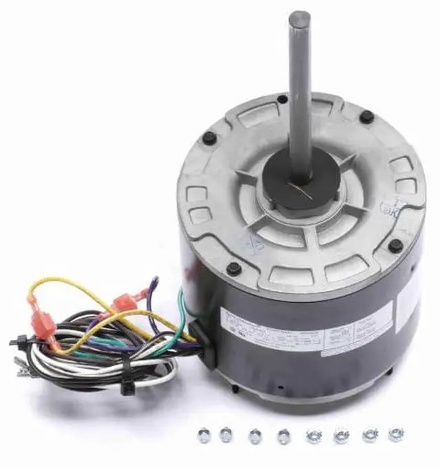 Alt view image 2 of 3 - 1/3 hp 1075 RPM 48 Frame 208-230V 5 5/8" Diameter Condenser Fan Motor | EM3729F