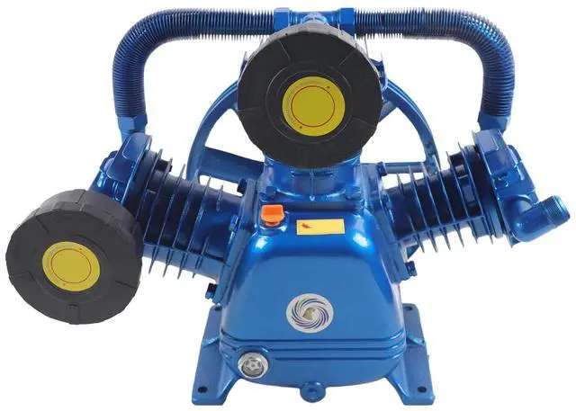 Main image of Air Compressor Pump Head 175PSI 10HP Twin Cylinder Air Compressor Pump Head 7.5KW Double Stage Universal Low Energy Consumption Air Compressor Head Faster Inflation & Low Noise 20.5 * 17.1in