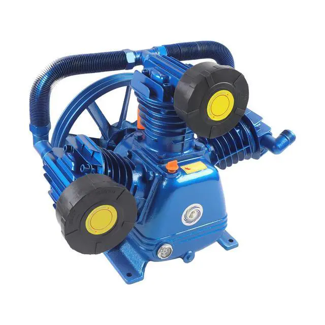 Alt view image 6 of 6 - Air Compressor Pump Head 175PSI 10HP Twin Cylinder Air Compressor Pump Head 7.5KW Double Stage Universal Low Energy Consumption Air Compressor Head Faster Inflation & Low Noise 20.5 * 17.1in