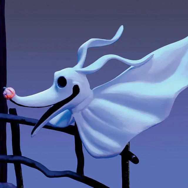 Alt view image 5 of 6 - Disney The Nightmare Before Christmas Moonlight Table Lamp, Jack and Sally Design, 20 inches, Blue Light