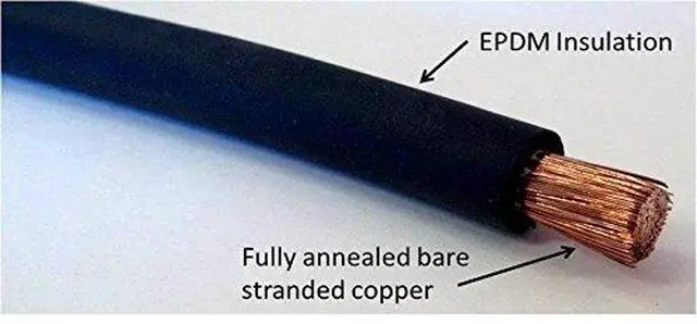 Alt view image 6 of 6 - 2/0 AWG 2/0 Gauge Red and Black Welding Lead & Car Battery Copper Cable Wire - Car, RV, Inverter, Solar, Battery