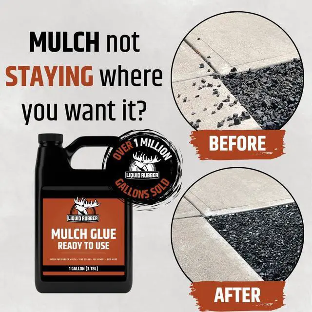 Alt view image 3 of 6 - 2 x 1G Mulch Glue + Garden Pump Sprayer KIT