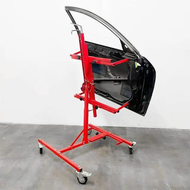 Alt view image 4 of 6 - LAUCO Multifunction Paint Stand, Automotive Paint Stand, Body Panel Stand, Door Stands for Painting, Paint Stands Auto Body, Fender Stand, Hood Stand, Auto Body Repair Tools Adjustable Paint Stand