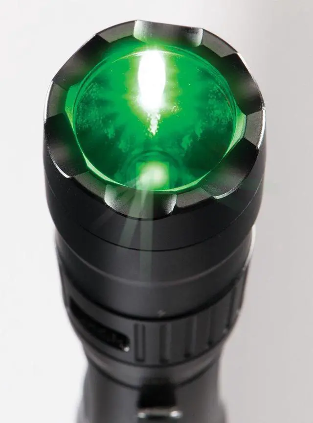 Alt view image 5 of 6 - Presents Rechargeable 7600 LED Flashlight Combo Kit. Comes with Wand & Holster