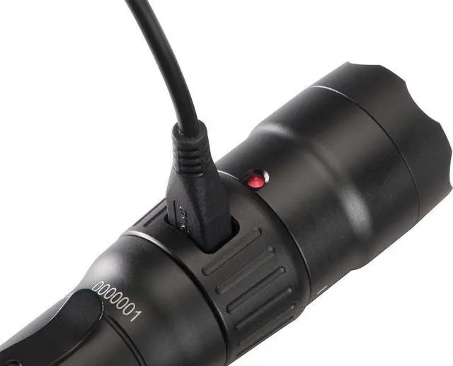 Alt view image 6 of 6 - Presents Rechargeable 7600 LED Flashlight Combo Kit. Comes with Wand & Holster